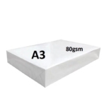 Generic A3 Paper 80gsm – Ream – 500 Sheets – White