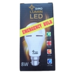Dimo Lumin Emergency Bulb 8W Day Light – Pin Type