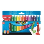 Maped Color Peps Wax Crayon Multi Colour – Pack of 24
