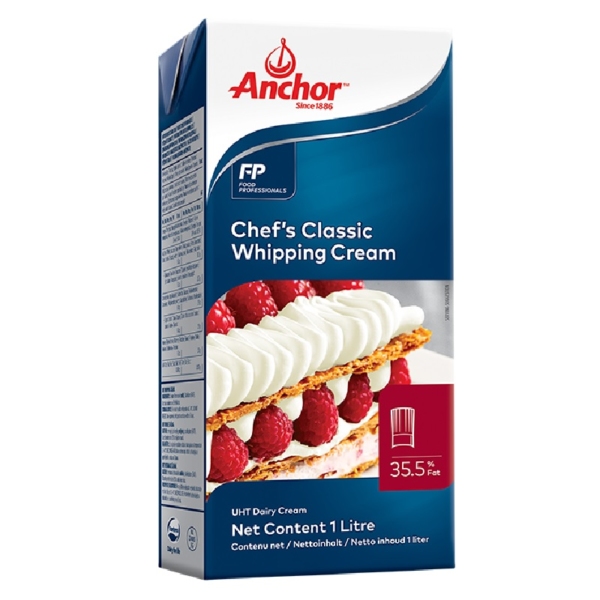 Anchor Chef's Classic Whipping Cream 1L