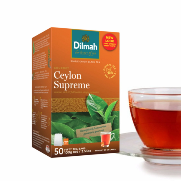 Dilmah Ceylon Supreme Tea - 50 Tea Bags