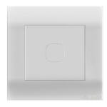 Orange Akoya White Blank Plate Switch (260-0200)
