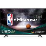 Hisense 55 Inch Class A6 Series LED 4K UHD HDR Smart Google TV – 55A6H