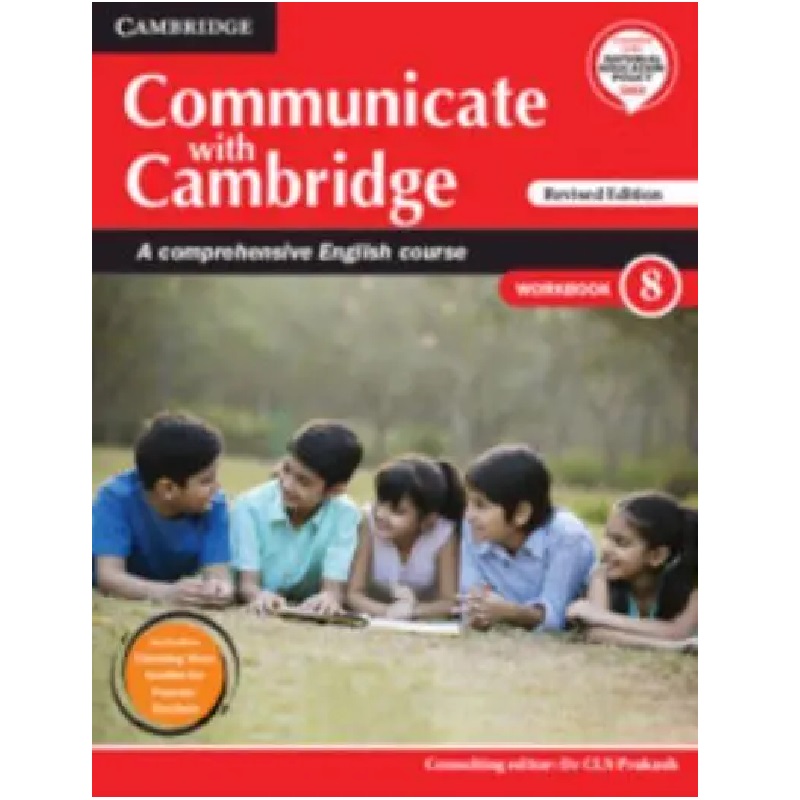 Communicate With Cambridge Level 8 Workbook With Booklet - A Comprehensive English Course - CBSE - English