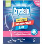 Crystale Dishwasher Salt Easy Pour Spout Sparkling Shine & Clear 2Kg Pack