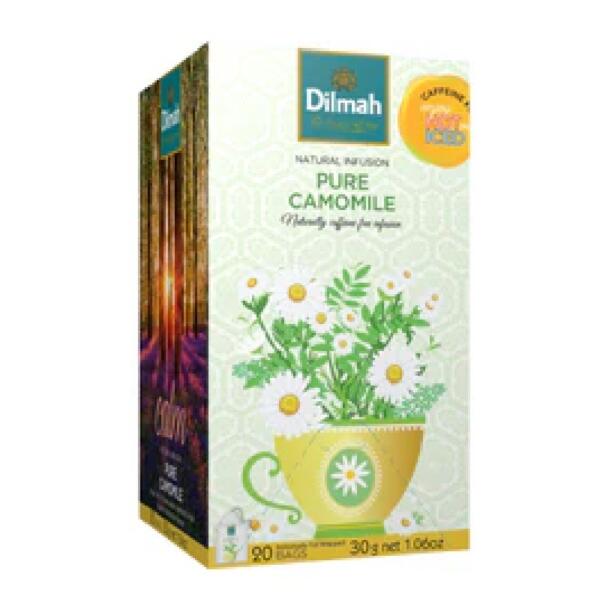 Dilmah Pure Camomile Infusion Ceylon Tea - 20 Tea Bags