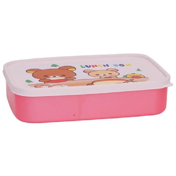 Daxer Plastic Rectangle Lunch Box Beige - DLB 02