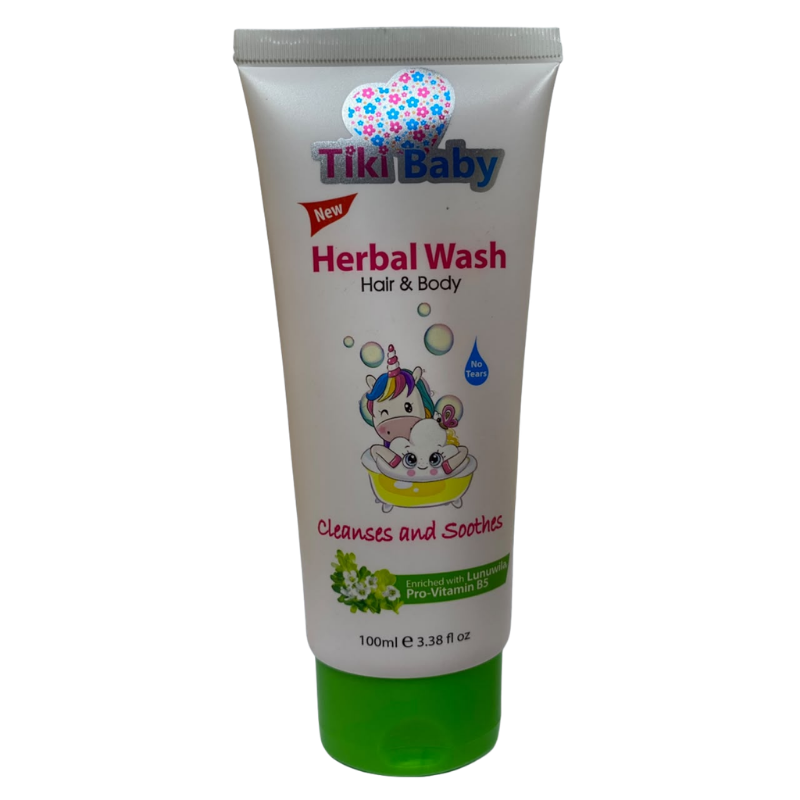 4Rever Tiki Baby Body and Hair Herbal Wash With Lunuwila 100ml