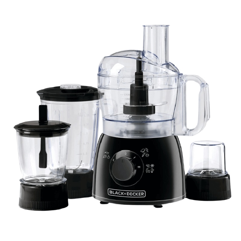 Black & Decker 400W FP Kitchen Robot Deluxe With Blender + Mincer + Grinder - KR43-B5