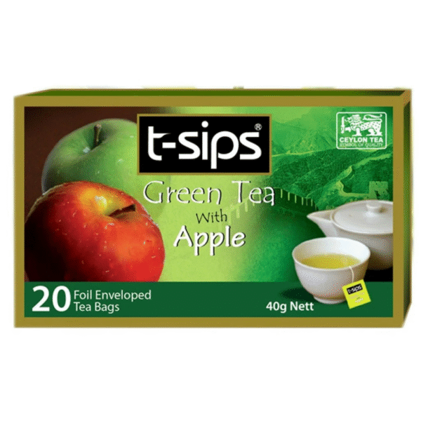 t-sips Apple Green Tea - 20 Tea Bags