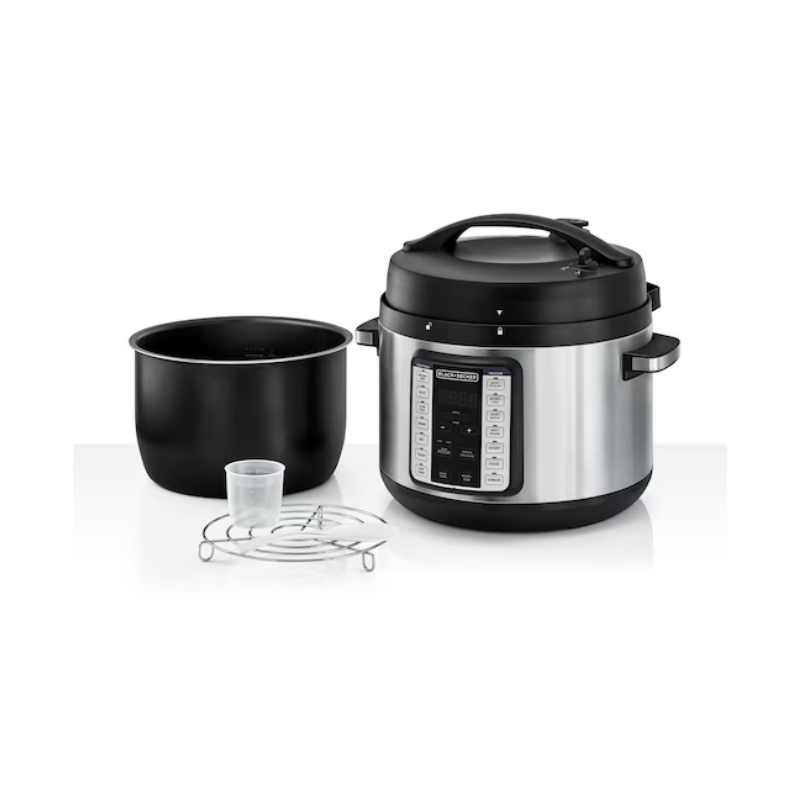 Black and Decker 10L 1350W Electric Pressure Cooker With EZ Smart Steam Pot - PCP1010-B5