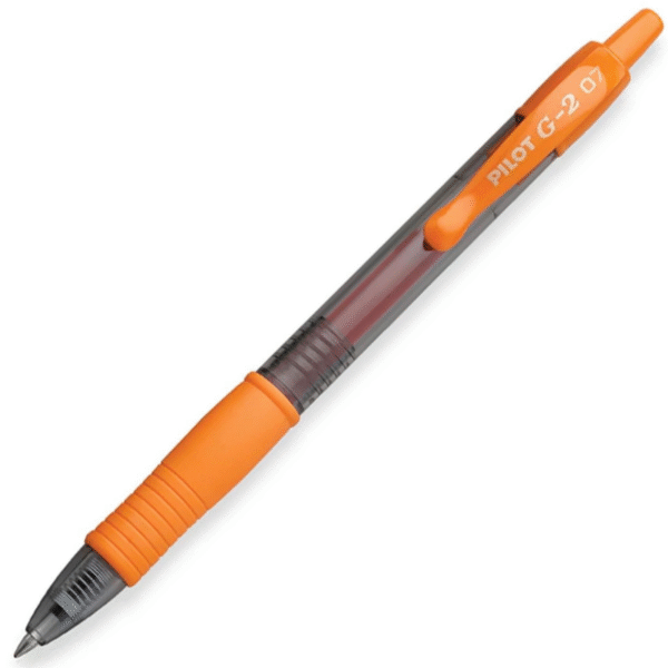 Pilot G2 Gel Fine Pen Light Orange (BL-G2-7-O)