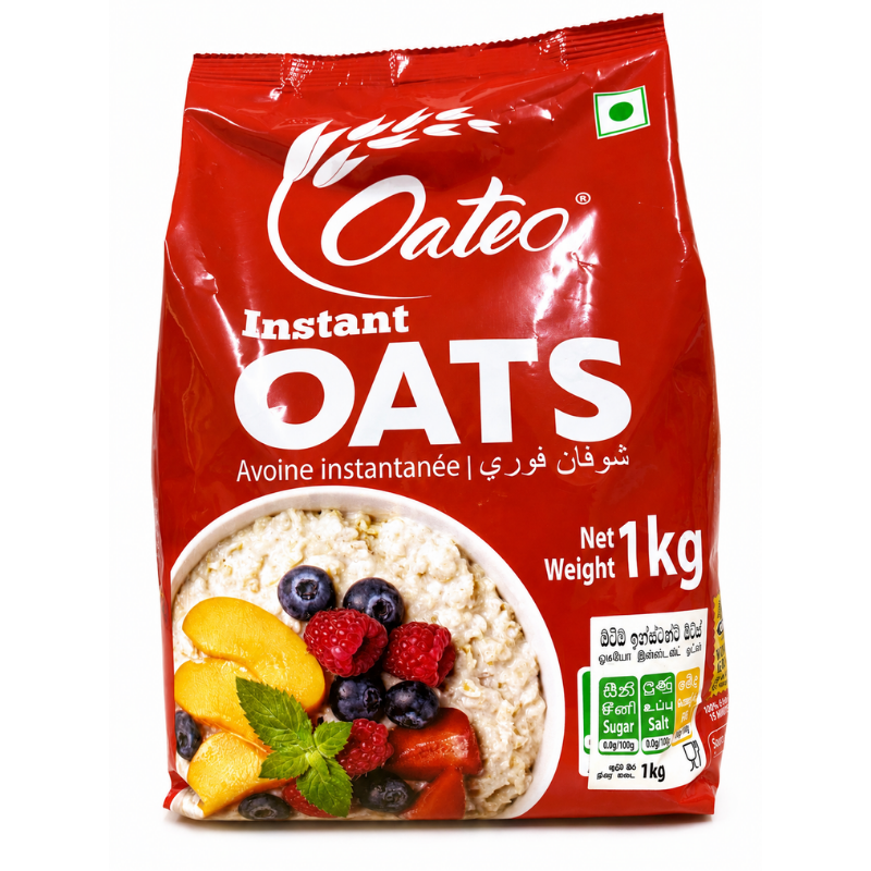 Oateo Instant Oats Pouch 1kg