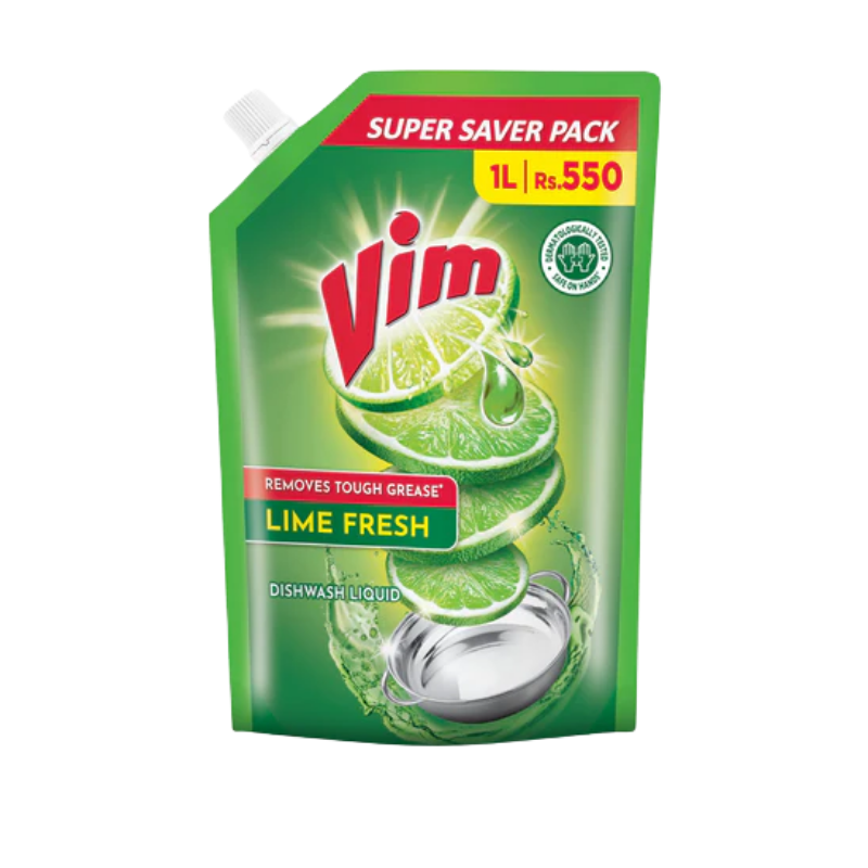 Vim Lime Fresh Dishwash Liquid 1L