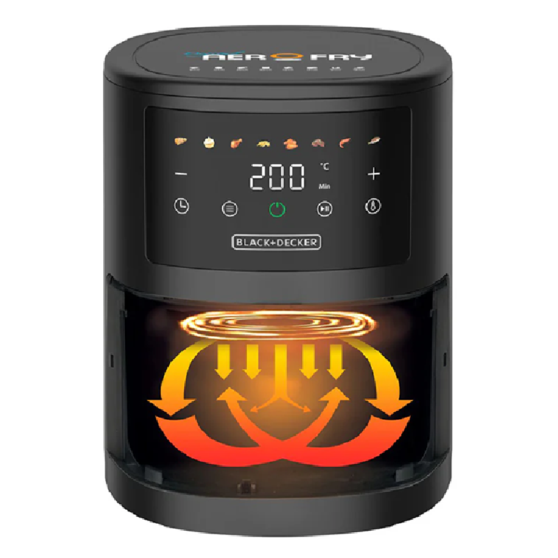 Black & Decker 1500W Digital Air Fryer 3.5 Liter Black - AF3500-B5
