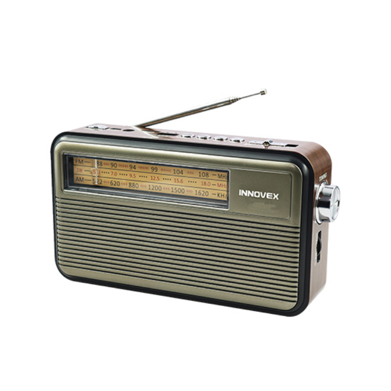 Innovex 3 Band Portable Rechargeable Radio With Torch – IFR007
