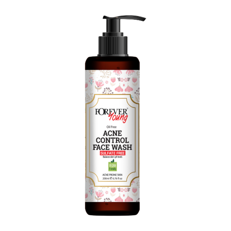 4Rever Young Acne Control Sulfate Free Face Wash 200ml