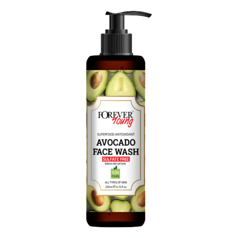 4Rever Young Avocado Sulfate Free Face Wash 200ml