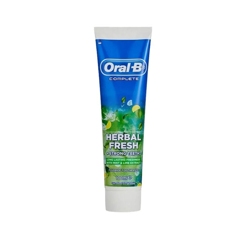 Oral-B Complete Herbal Fresh & Strong Teeth Toothpaste 100ml x 2