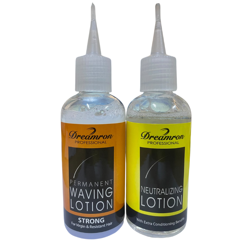 Dreamron Professional Permanent Waving Lotion Strong for Virgin & Resistant Hair