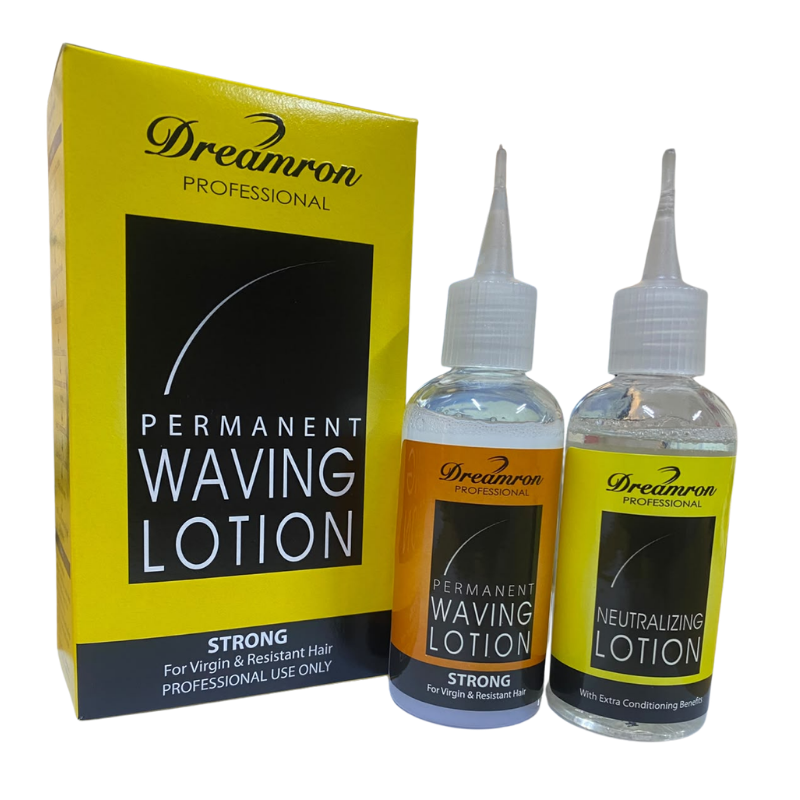 Dreamron Professional Permanent Waving Lotion Strong for Virgin & Resistant Hair