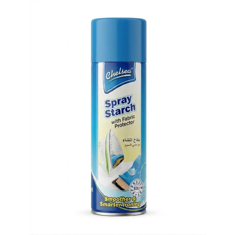 Chelsea Spray Starch With Fabric Protector For Smoother Smarter Ironing 470ml
