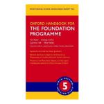 Oxford Handbook for the Foundation Programme 5th Edition