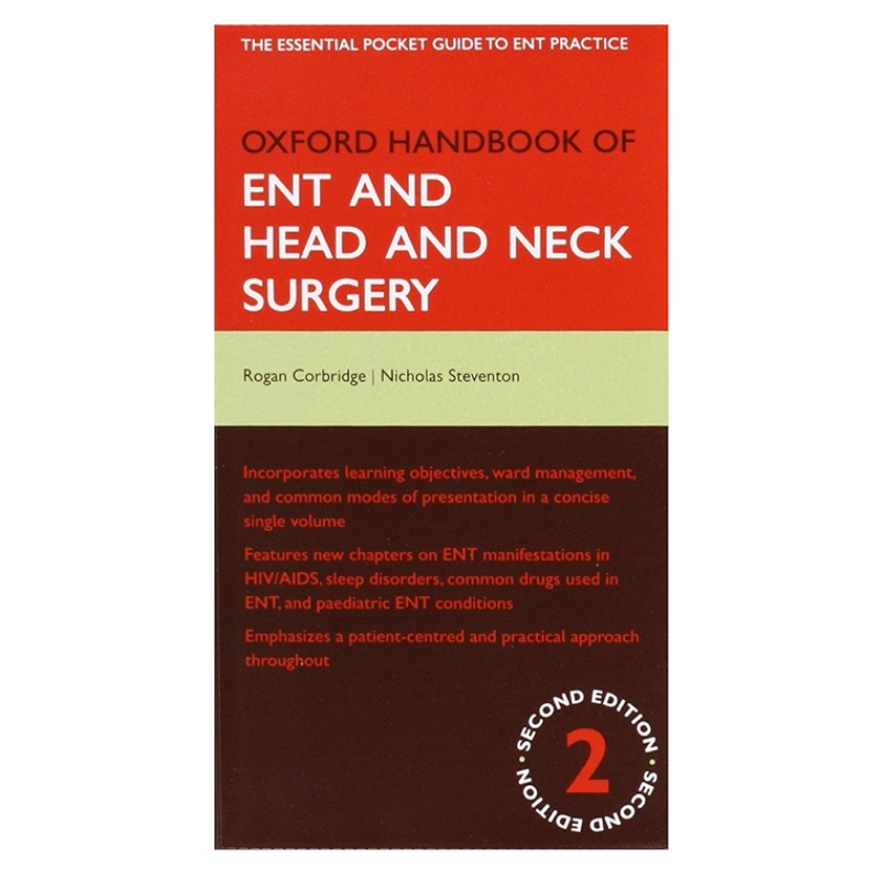Oxford Handbook of Ent and Head and Neck Surgery 2nd Edition