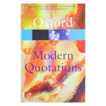 Oxford Modern Quotations 3rd Edition