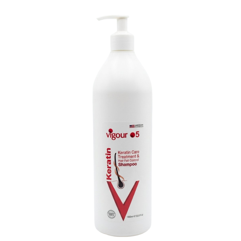 Vigour 05 Keratin Care Treatment & Hair Fall Control Shampoo 1L